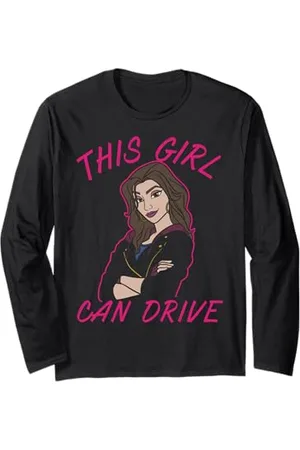 Disney Wreck-It Ralph 2 Shank This Girl Can Drive Ritratto Maglia a Manica