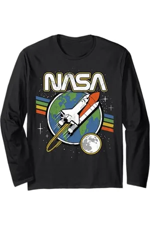 Nasa Strisce arcobaleno retrò della Blast Off Maglia a Manica