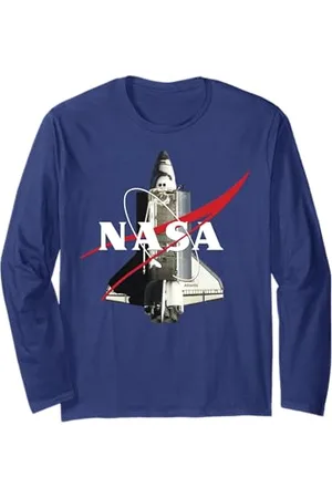 Nasa Logo classico dello Space Shuttle della Maglia a Manica