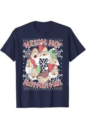 Disney Snow White All Dwarfs Ugly - Maglione natalizio Maglietta