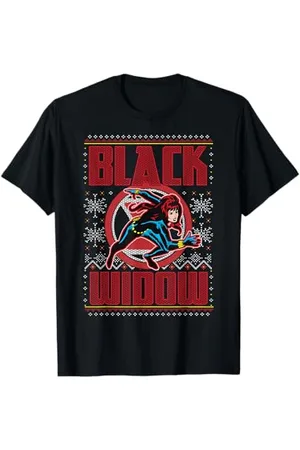 Marvel Maglione natalizio Black Widow Ugly Maglietta