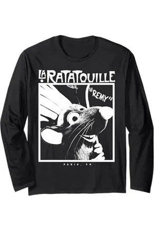 Disney Pixar Ratatouille Remy Chef Hat Ritratto Maglia a Manica