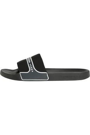 Calvin Klein Jeans Slide Neoprene Snap YM0YM00960, Ciabatta Uomo, Nero (Black/Bright White), 40 EU