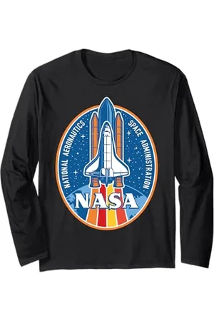 Nasa Toppa colorata blu dello Space Shuttle della Maglia a Manica