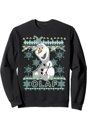 Disney Frozen Natale Olaf Holiday Sweater Style Felpa