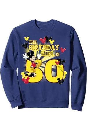 Disney Mickey & Friends 50 anni Old Birthday Girl Felpa