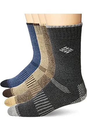 Columbia Moisture Control Crew Calzini Casual, , 6-12 (Pacco da 4) Uomo