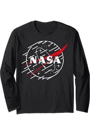 Nasa Logo Trail Blazing Maglia a Manica