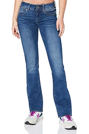 G-Star Donna Midge Bootcut Jeans, (faded blue D01896-6553-A889), 24W / 30L