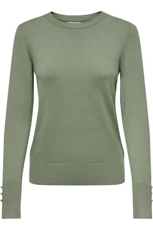 JDY Malou L/S On Button Pullover Knt Noos Maglione Lavorato a Maglia, , M Donna