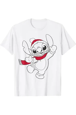 Disney Sciarpa e cappello Lilo & Stitch Christmas Stitch Outline Maglietta