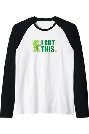 Care Bears Lucky Ho Capito Maglia con Maniche Raglan