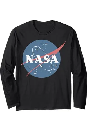 Nasa Poster Faded Classic con logo sul petto Maglia a Manica