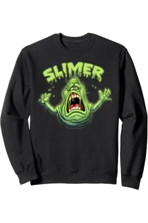 Ghostbusters Slimer Neon Ritratto Felpa