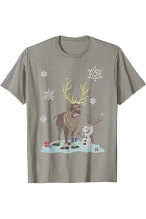 Disney Maglietta Frozen Sven Olaf Snowman Ugly Sweater Maglietta