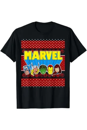 Marvel Avengers Classic Ugly Christmas Sweater Maglietta