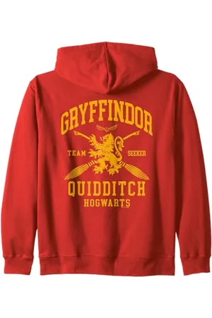Harry Potter Gryffindor Quidditch Arch Felpa con Cappuccio