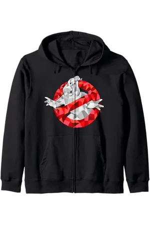 Ghostbusters Logo classico in vetro colorato Felpa con Cappuccio