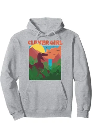 Jurassic Park Poster Clever Girl Felpa con Cappuccio