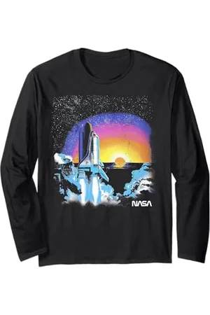 Nasa Lancio del razzo Neon Sunrise della Maglia a Manica