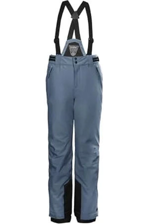 Killtec KSW 77 GRLS Ski PNTS Sci/Pantaloni Funzionali con Pettorina Staccabile con Cerniera, ghetta antineve e Protezione dei Bordi, , 164 Bambina