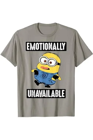 Minions Grafica divertente dei Minion di emotivamente non disponibile Maglietta