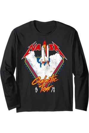 Nasa Poster Space Shuttle Galactic Tour 1978 Maglia a Manica