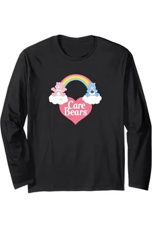 Care Bears Logo con orso e orso brontolone Maglia a Manica