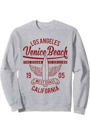 Awesome Venice Beach CA Souvenirs and Designs Venice Beach, California, design retrò vintage da surf Felpa