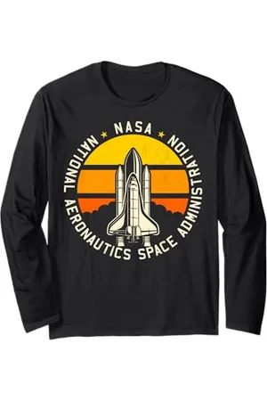 Nasa Logo del razzo della Sunset Circle Maglia a Manica