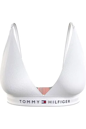 Tommy Hilfiger Reggiseno a Triangolo Donna Elasticizzato, (White), XL