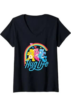 Care Bears Donna Abbracciano la vita Maglietta con Collo a V
