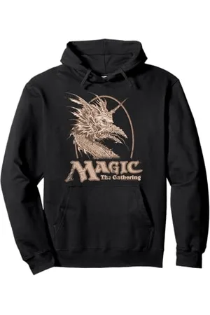 Magic: The Gathering Logo retrò del drago di Magic: The Gathering Felpa con Cappuccio