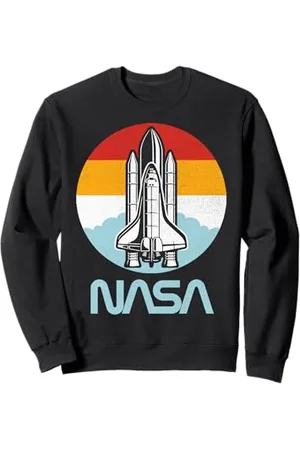 Nasa Poster Space Shuttle Simple Colorful Felpa
