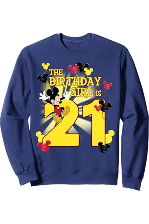Disney Mickey & Friends 21 anni Old Birthday Girl Felpa