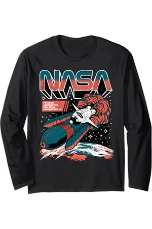Nasa Lancio di un razzo in stile retrò della Maglia a Manica