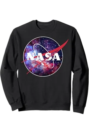 Nasa Logo Galaxy Style, colore: Viola Felpa