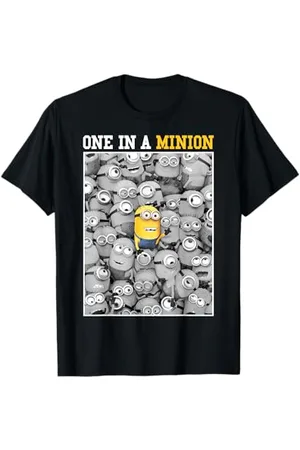 Minions Cattivissimo Me Un Minion giallo in Sea Of BW Minions Maglietta