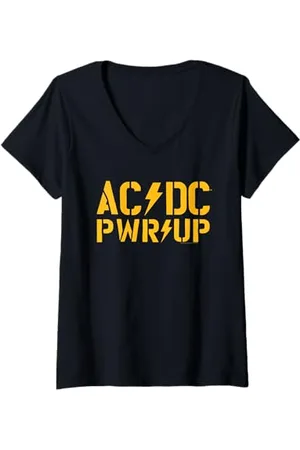 AC/DC Donna Sei pronto PWR UP Tour 2025 Maglietta con Collo a V