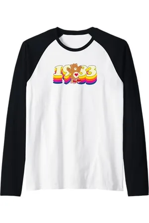 Care Bears Tenderheart 1983 Maglia con Maniche Raglan