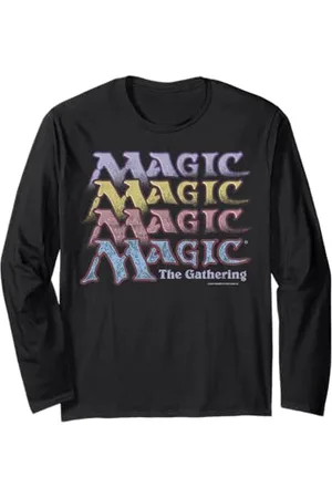 Magic: The Gathering Magic: The Gathering, pila di loghi retrò Maglia a Manica