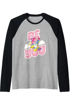 Care Bears Be You Togetherness Bear Maglia con Maniche Raglan