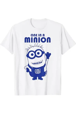Minions Minions One In A Minion Blue Minion - Ritratto Maglietta