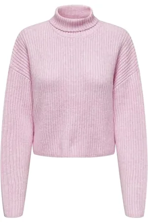ONLY Onlmelanie L/S Rollneck Pullover Knt Maglione Lavorato a Maglia, , M Donna
