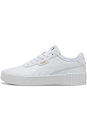 PUMA Carina 3.0 JR, Scarpe da Ginnastica, White Gold, 36 EU