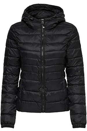 ONLY Onltahoe Hood Jacket Otw Noos, Giacca Donna, (Black Black), 42 (Taglia Produttore: X-Large)