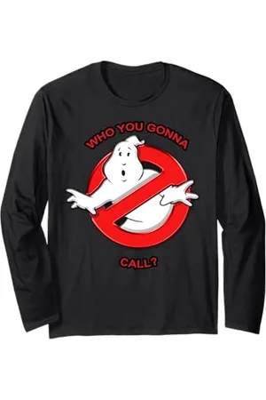 Ghostbusters Acchiappafantasmi chi chiamerai? logo Maglia a Manica