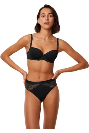Triumph Donna Wild Azalea Florale Whp, Bra, Black