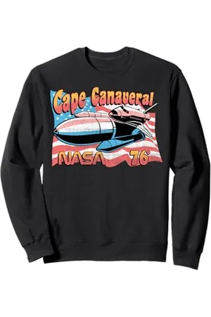 Nasa Poster Cape Canaveral 76 American Flag Felpa