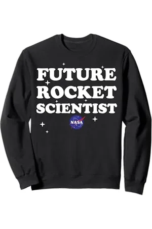Nasa Logo testuale della Future Rocket Scientist Felpa